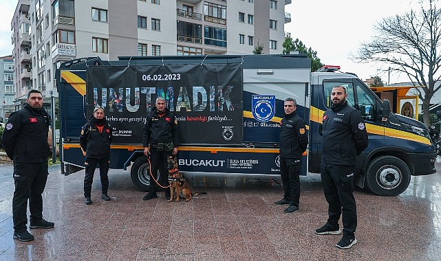Büyük acının ikinci yılında Buca’da anma töreni