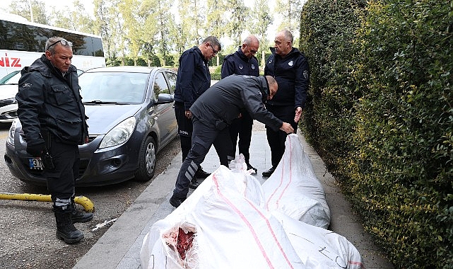 Otobüsle gönderilen bir buçuk ton ciğere el kondu